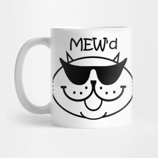 MEW'd - Black Outline Mug